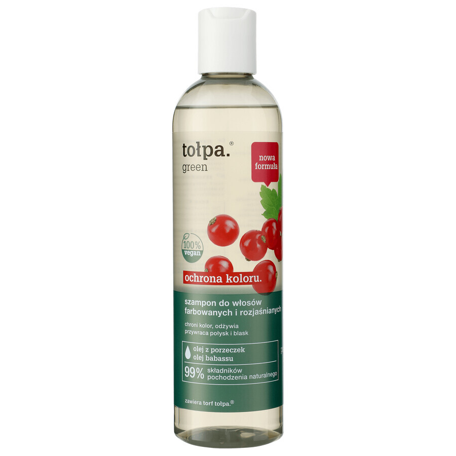 Boutique Tolpa Green Colour Protection, shampooing pour cheveux colorés et décolorés, 300 ml Tolpa Green Colour Protection, shampooing pour cheveux colorés et décolorés, 300 ml