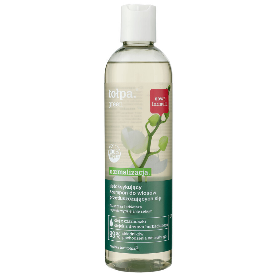 Cumpără Tołpa Green Normalization, șampon detoxifiant pentru păr gras, 300 ml Tołpa Green Normalization, șampon detoxifiant pentru păr gras, 300 ml
