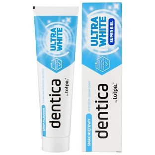 Dentica, pasta de dientes, sabor menta, Ultra White, 100 ml