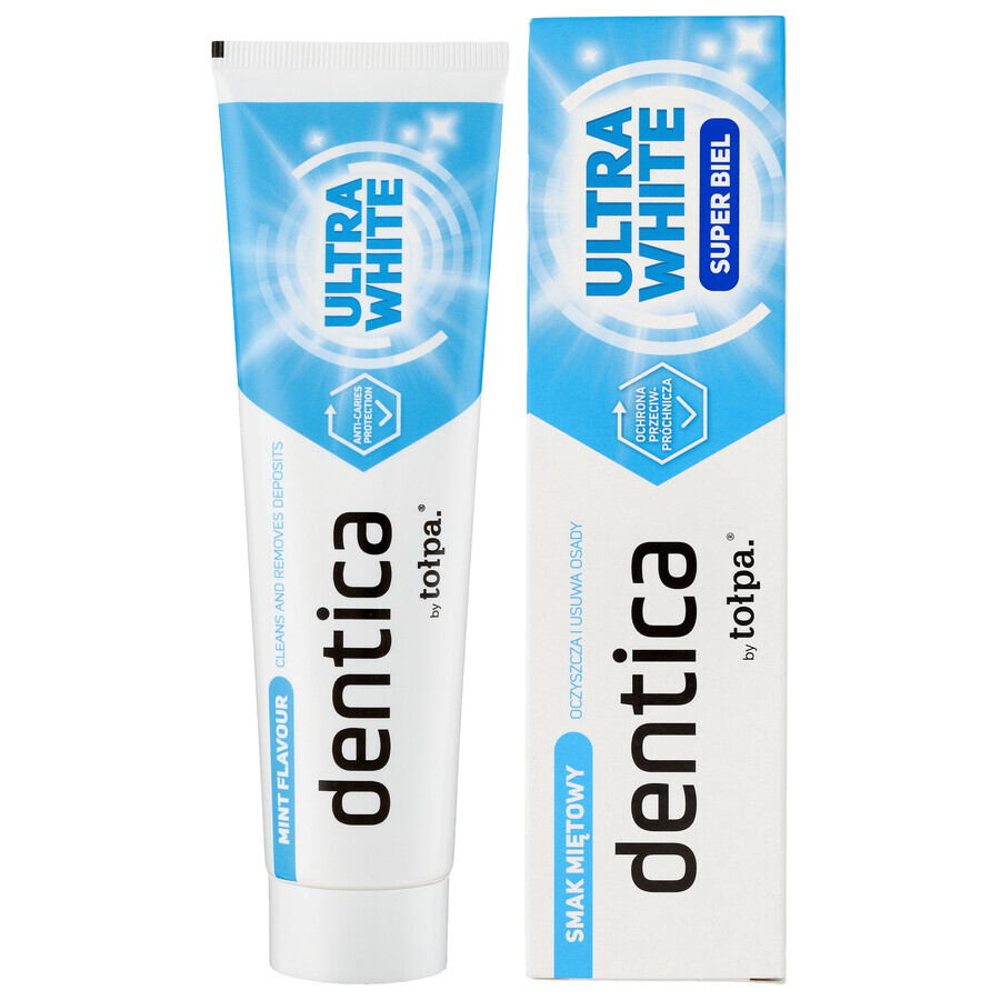 Acquista Dentica, dentifricio, gusto menta, Ultra White, 100 ml Dentica, dentifricio, gusto menta, Ultra White, 100 ml