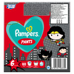 Pampers Pants, pañales, Liga de la Justicia, talla 6, 15+ kg, 60 uds. Pampers Pants, pañales, Liga de la Justicia, talla 6, 15+ kg, 60 uds.