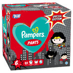Pampers Pants, pañales, Liga de la Justicia, talla 6, 15+ kg, 60 uds. Pampers Pants, pañales, Liga de la Justicia, talla 6, 15+ kg, 60 uds.