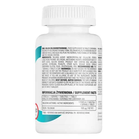 OstroVit Selen, 220 Tabletten