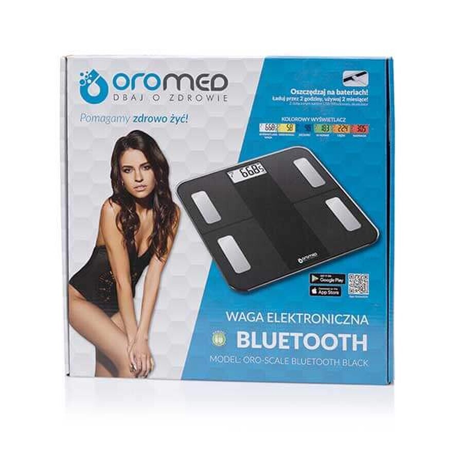 Oromed Oro-Scale Bluetooth Black, analytical balance, black, 1 pc