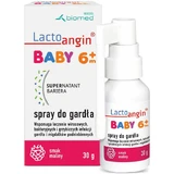Lactoangin Baby, spray para la garganta, sabor frambuesa, mayores de 6 meses, 30 g