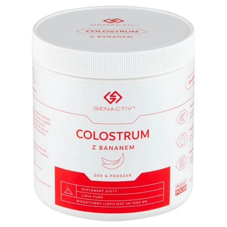 Genactiv Colostrum avec banane, poudre, 200 g