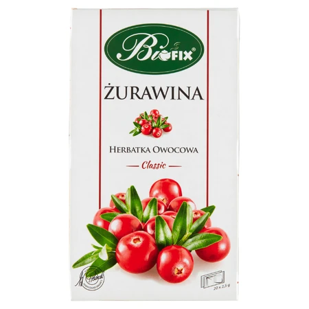 Bi Fix Classic, cranberry, fruit tea, 2.5 gx 20 sachets