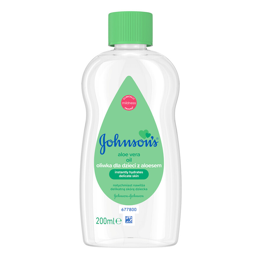 Cumpără Johnson's, ulei pentru copii, cu aloe vera, 200 ml Johnson's, ulei pentru copii, cu aloe vera, 200 ml