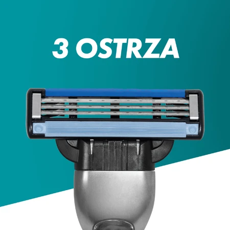 Gillette Mach 3, Ersatzkartuschen, 5 Stück