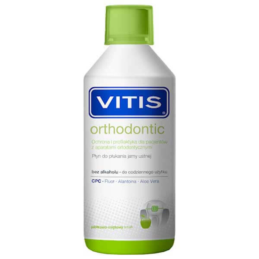 Comprar Vitis Orthodontic, enjuague bucal, sin alcohol, 500 ml Vitis Orthodontic, enjuague bucal, sin alcohol, 500 ml