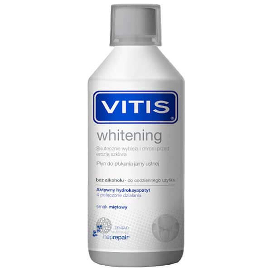 Cumpără Apa de gură Vitis Whitening, aromă de mentă, 500 ml Apa de gură Vitis Whitening, aromă de mentă, 500 ml
