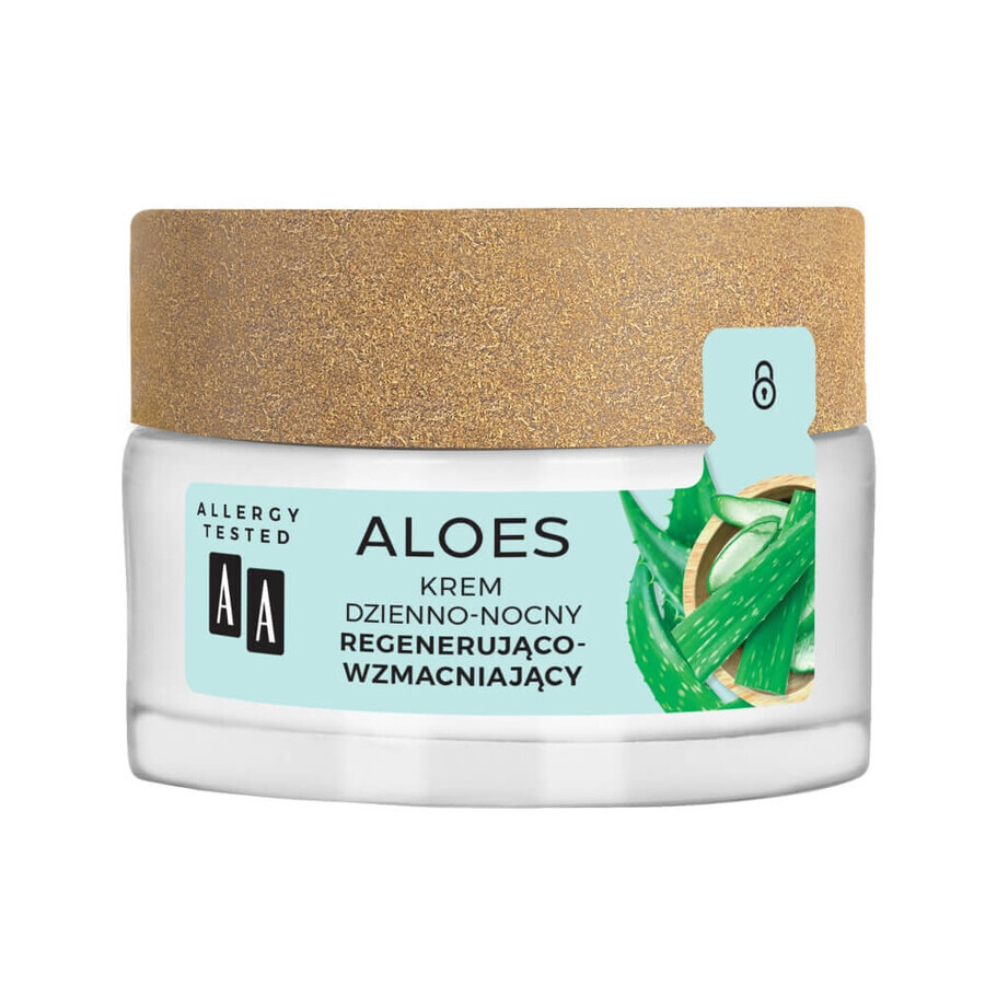 AA Aloe Vera, crème de jour et de nuit régénérante et fortifiante, 50 ml AA Aloe Vera, crème de jour et de nuit régénérante et fortifiante, 50 ml
