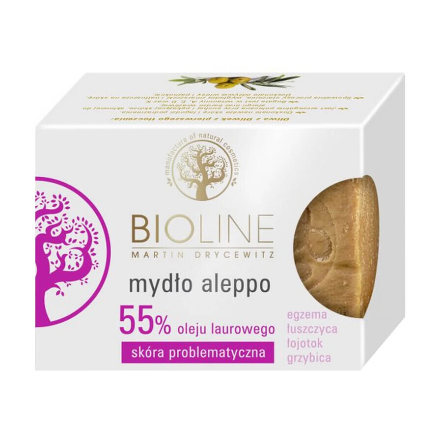 Winkel op Bioline, Aleppo zeep 55% laurierolie, 200 g Bioline, Aleppo zeep 55% laurierolie, 200 g