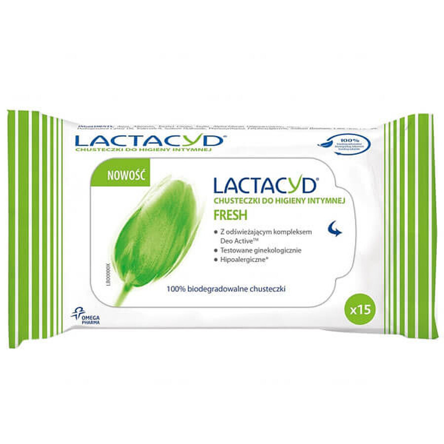 Acquista Lactacyd Fresh, salviette per l'igiene intima, 15 pz. Lactacyd Fresh, salviette per l'igiene intima, 15 pz.