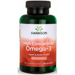 Swanson High Concentrate Omega-3, ulei de pește, 120 capsule Swanson High Concentrate Omega-3, ulei de pește, 120 capsule