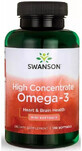 Swanson High Concentrate Omega-3, Fish Oil, 120 Capsules