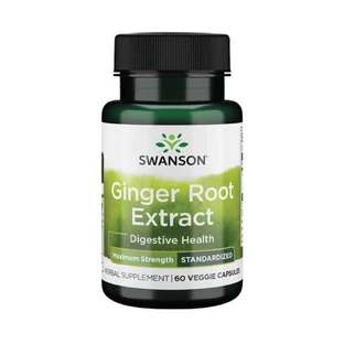 Swanson Ingwerwurzel-Extrakt, Ingwer, 60 vegetarische Kapseln
