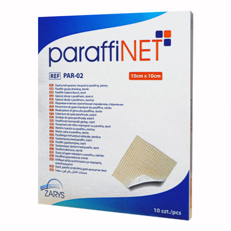 Acquista ParaffiNet, medicazione in garza con inclusione di paraffina, sterile, 10 cm x 10 cm, 10 pezzi ParaffiNet, medicazione in garza con inclusione di paraffina, sterile, 10 cm x 10 cm, 10 pezzi