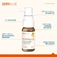 SEMA Lab Vitamina D3 400 UI para niños a partir de 1 día de edad, gotas, 10 ml