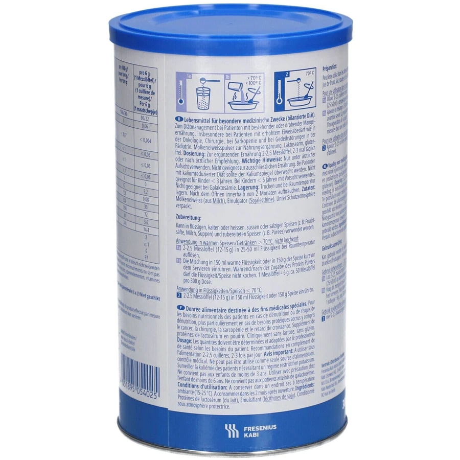 Fresubin Protein Powder, préparation nutritionnelle, poudre, saveur neutre, 300 g