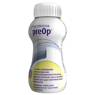 PreOp, liquid preparation for surgical patients, lemon flavor, 4 x 200 ml