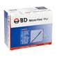 BD Micro-Fine Plus, insulinespuit, 1 ml, U-100, met 29G naald, 0,33 x 12,7 mm, 100 stuks