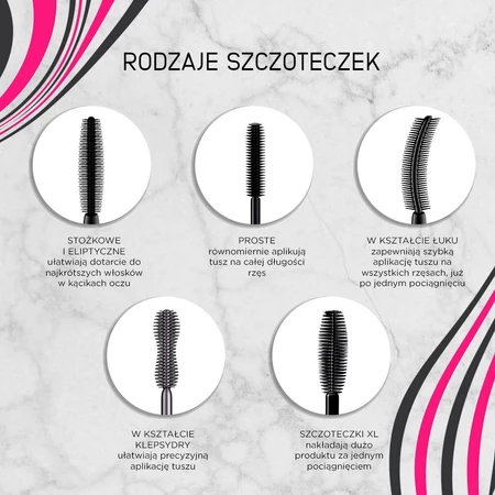 Eveline Cosmetics Mega Size Lashes, verlängernde und verdichtende Wimperntusche, schwarz, 10 ml