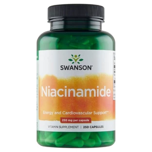 Swanson Niacinamide, Niacin 250mg, 250 Capsules