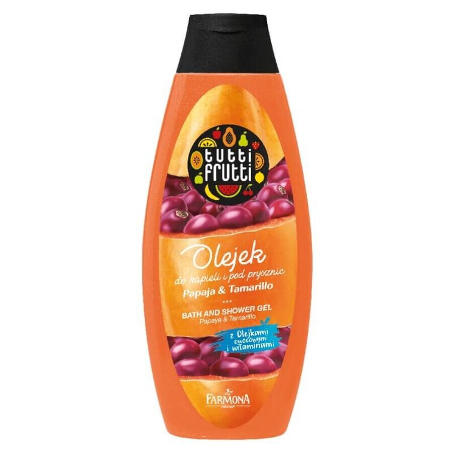 Shop Farmona Tutti Frutti, Bade- und Duschöl, Papaya-Tamarillo, 425 ml Farmona Tutti Frutti, Bade- und Duschöl, Papaya-Tamarillo, 425 ml