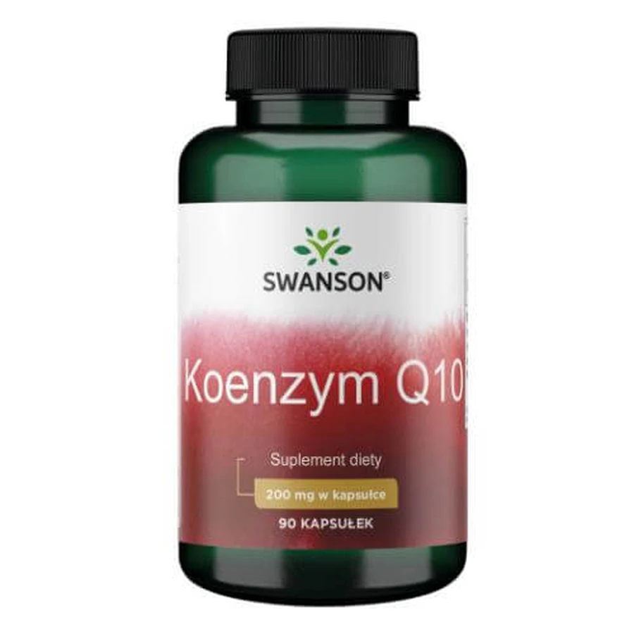 Swanson CoQ10, coenzima Q10 200 mg, 90 cápsulas