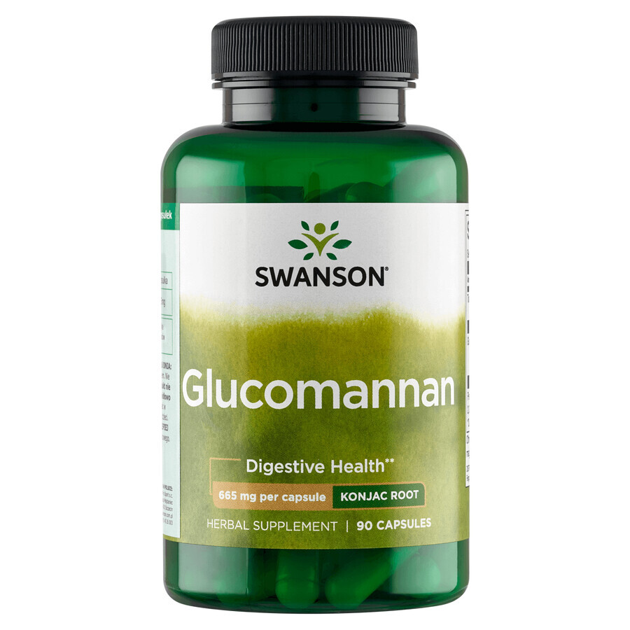 Boutique Swanson Glucomannan, 90 gélules Swanson Glucomannan, 90 gélules