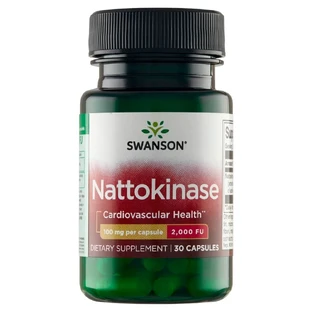 Swanson Nattokinase, Nattokinase 2000 FU 100 mg, 30 Kapseln