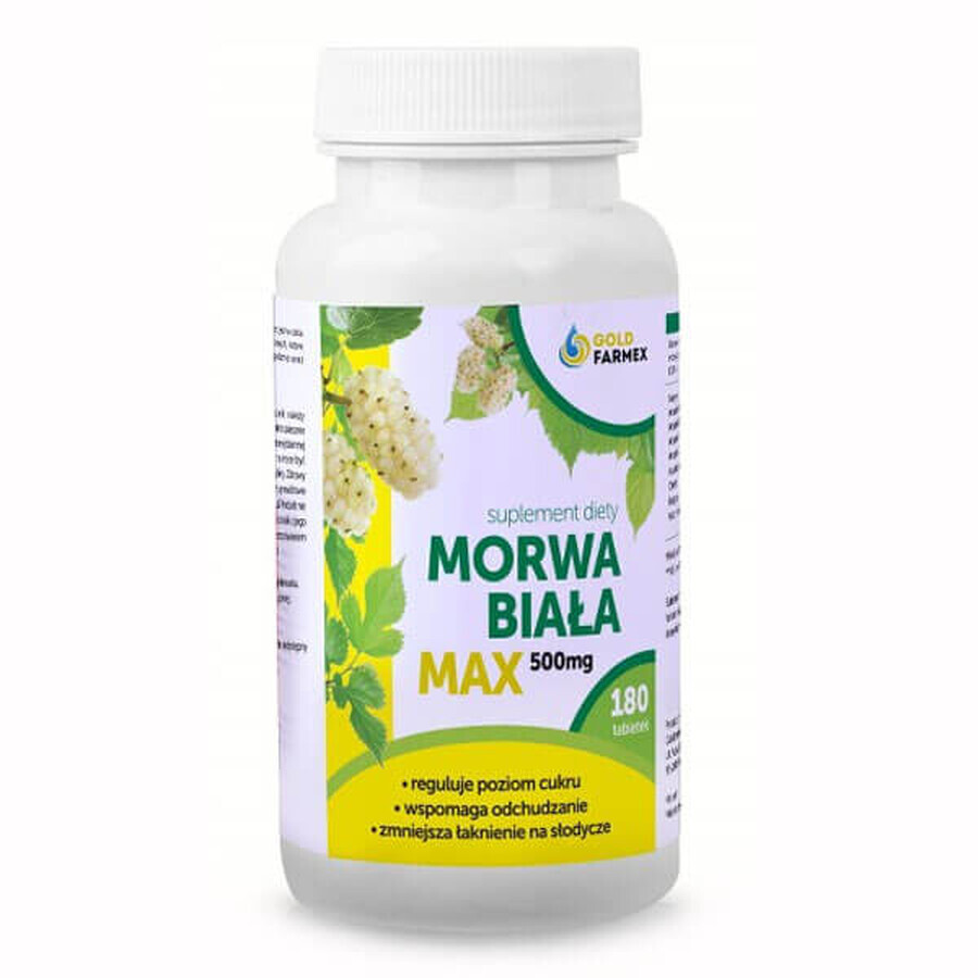 Comprar Morera blanca Max, 500 mg, 180 comprimidos Morera blanca Max, 500 mg, 180 comprimidos