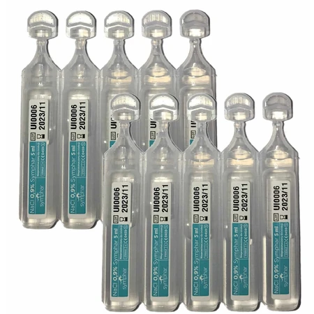 Symphar, NaCl 0,9 % physiologische Lösung, Ampullen, 50 x 5 ml