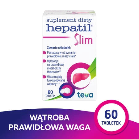 Hepatil Slim, 60 comprimidos