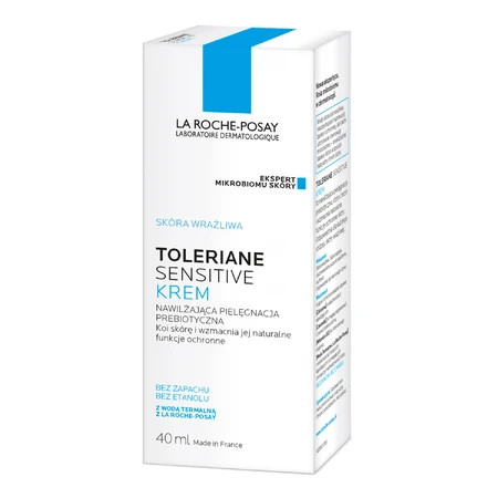 La Roche-Posay Toleriane Sensitive, crema hidratante, 40 ml