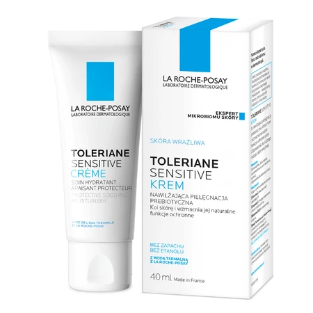 La Roche-Posay Toleriane Sensitive, crema hidratante, 40 ml