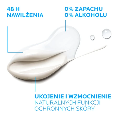 La Roche-Posay Toleriane Sensitive, crema hidratante, 40 ml