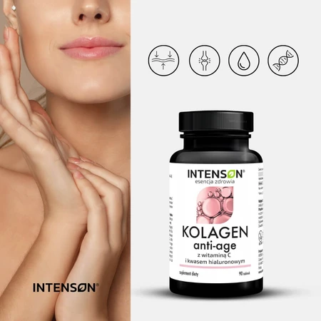 Intenson Collagen Anti-Age + Hyaluron + Vitamin C, 90 Tabletten