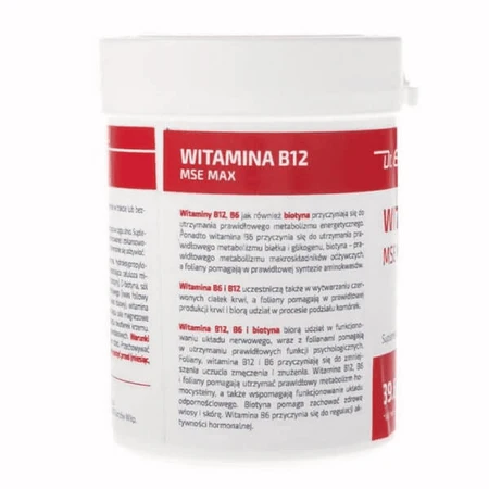 Mito-Pharma Vitamina B12 MSE Max 500 µg, 120 cápsulas