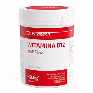 Mito-Pharma Vitamina B12 MSE Max 500 µg, 120 cápsulas