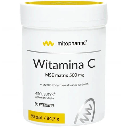 Mito-Pharma Vitamina C MSE Matriz 500 mg, 90 comprimidos