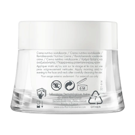 Avene Les Essentiels, nährende revitalisierende Creme, empfindliche und trockene Haut, 50 ml