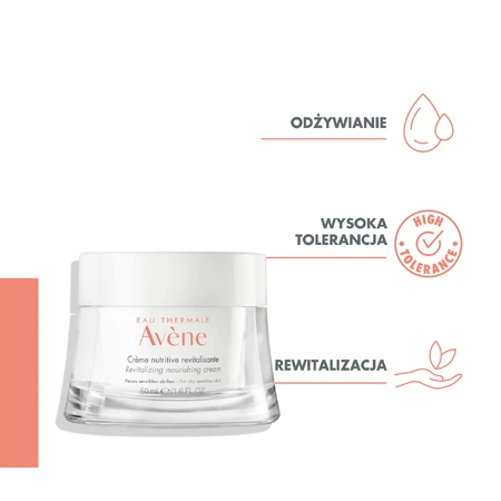 Avene Les Essentiels, nährende revitalisierende Creme, empfindliche und trockene Haut, 50 ml