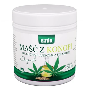 Virde, pomada de cáñamo para pieles secas y escamosas, 100 ml