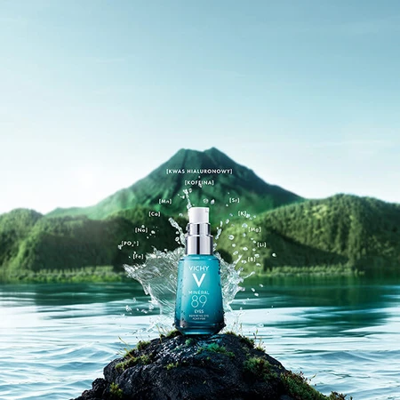 Vichy Mineral 89 Eyes, crème réparatrice pour les yeux, 15 ml