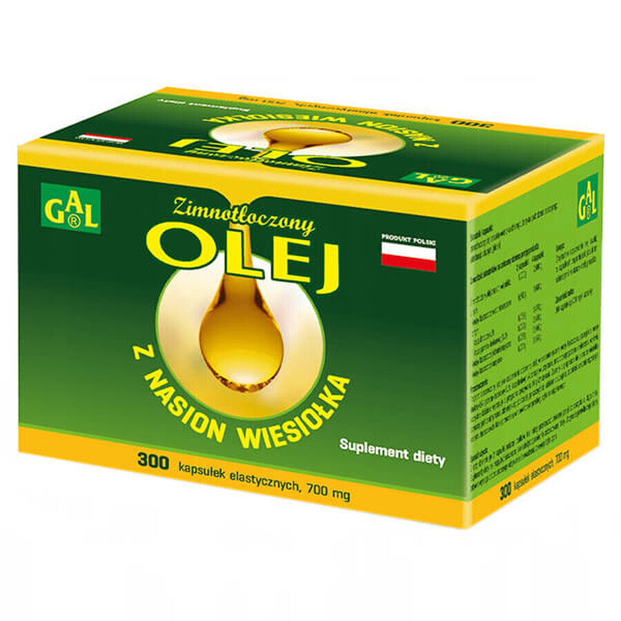 Cumpără GAL Ulei de semințe de primrose de seară, 300 capsule GAL Ulei de semințe de primrose de seară, 300 capsule