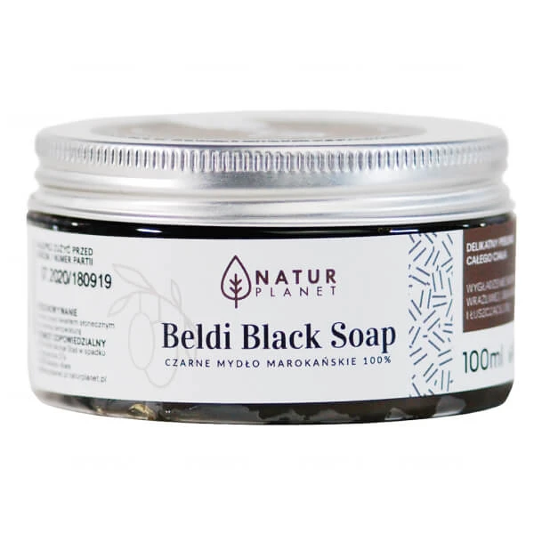 Natur Planet, Moroccan black soap, 100 ml