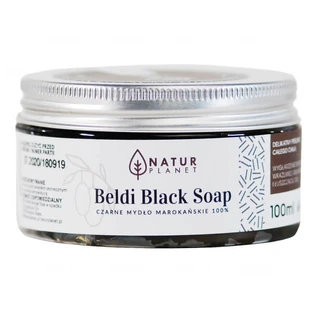 Natur Planet, jabón marroquí negro, 100 ml