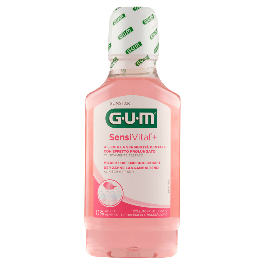Winkel op Sunstar Gum SensiVital+, mondwater voor het verminderen van gevoelige tanden, 300 ml Sunstar Gum SensiVital+, mondwater voor het verminderen van gevoelige tanden, 300 ml